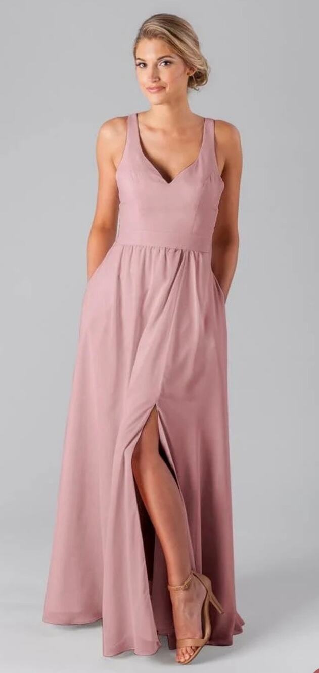 Kennedy Blue Riley Bridesmaid Dress in Dusty Rose Women's 6